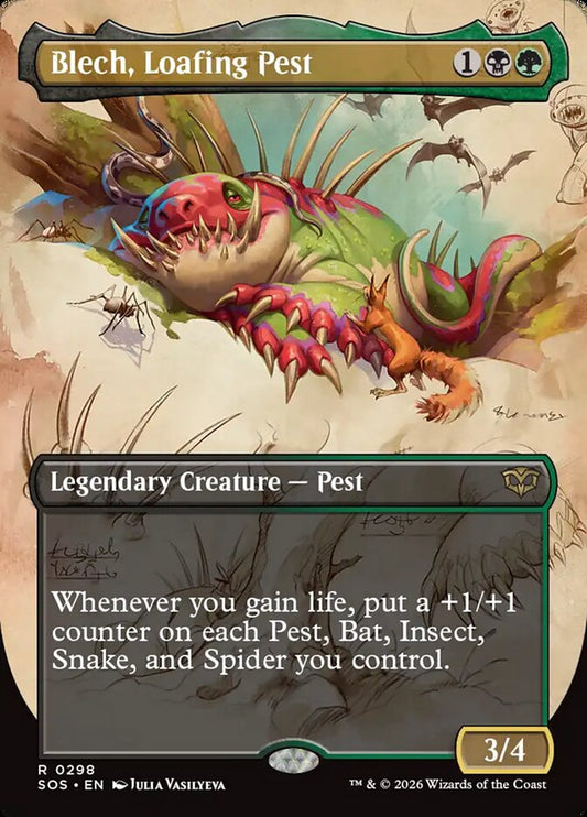 Blech, Loafing Pest Borderless Foil