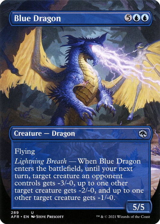 Blue Dragon Borderless