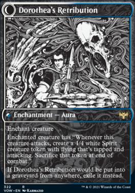 Dorothea, Vengeful Victim // Dorothea's Retribution Showcase Foil