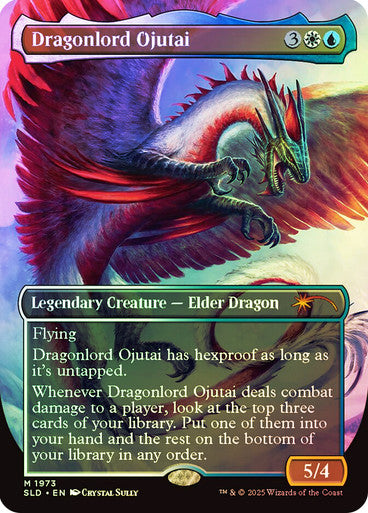Dragonlord Ojutai // Dragonlord Ojutai Secret Lair Borderless Foil