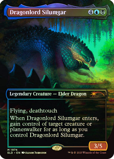Dragonlord Silumgar // Dragonlord Silumgar Secret Lair Borderless Foil