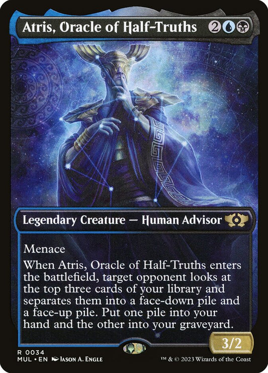 Atris, Oracle of Half-Truths Showcase Foil