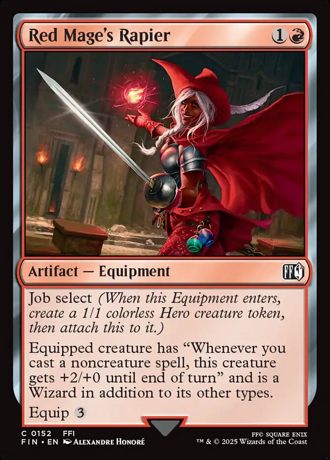 Red Mage's Rapier Foil