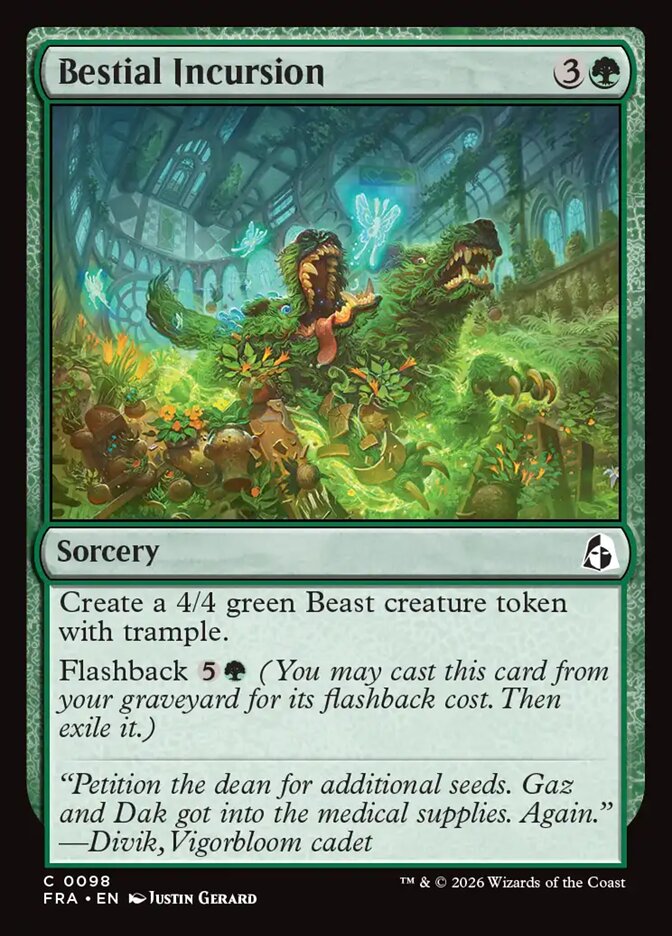 Bestial Incursion Foil