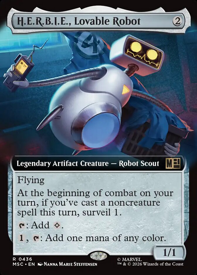 H.E.R.B.I.E., Lovable Robot Extended Art