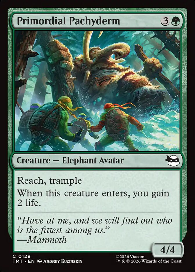 Primordial Pachyderm Foil