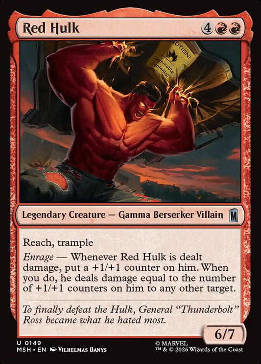 Red Hulk Foil