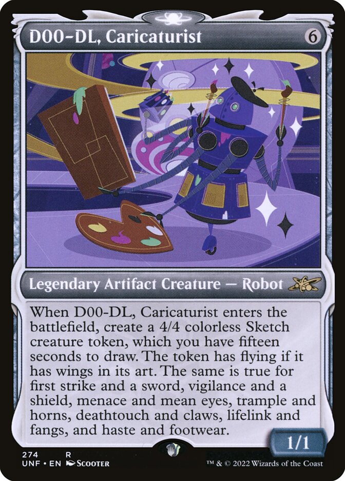 D00-DL, Caricaturist Showcase Foil