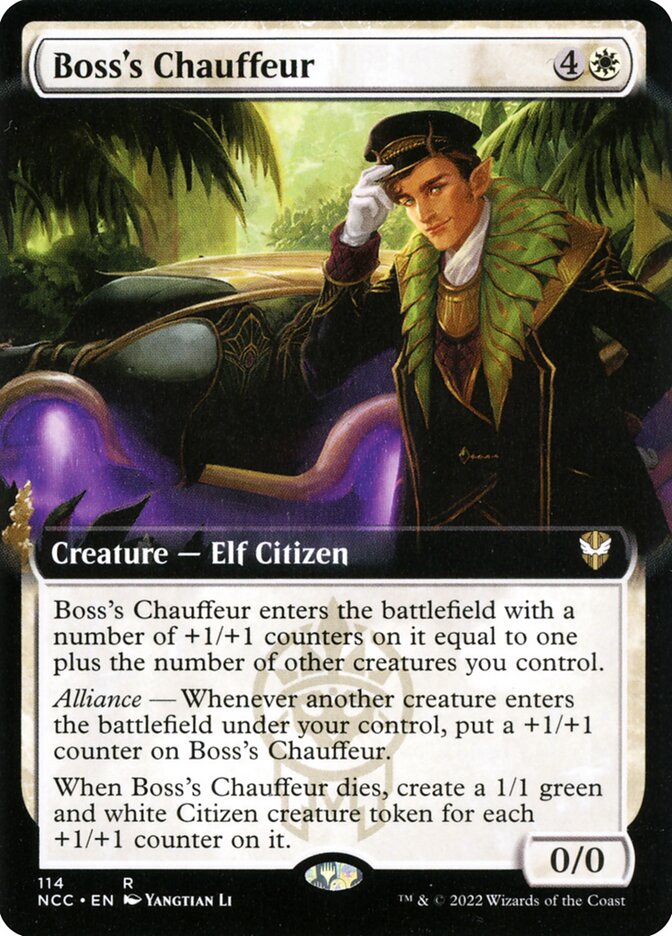 Boss's Chauffeur Extended Art