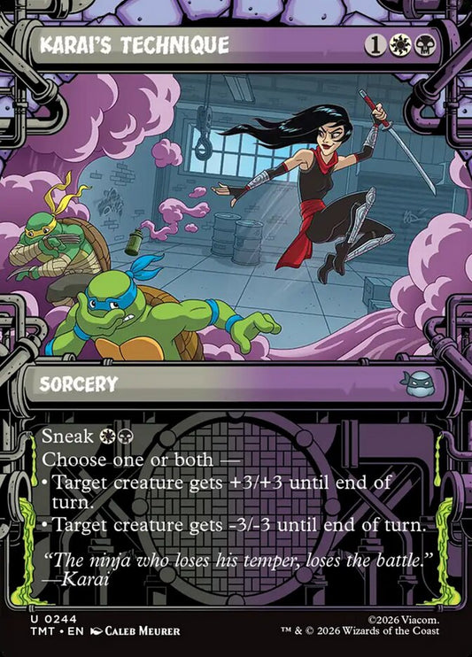Karai's Technique Sewer Frame Foil