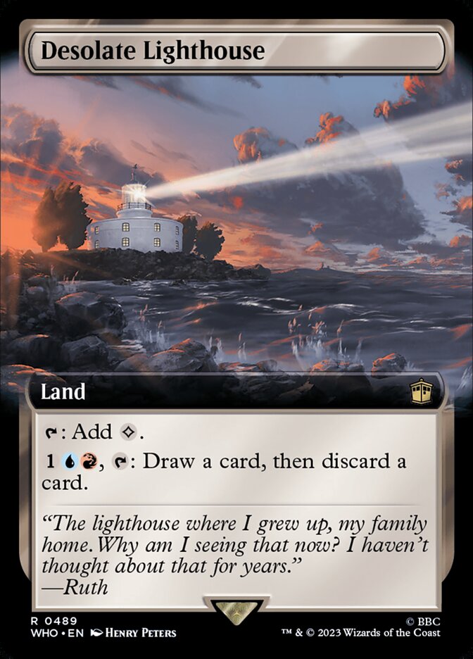 Desolate Lighthouse Extended Art Foil