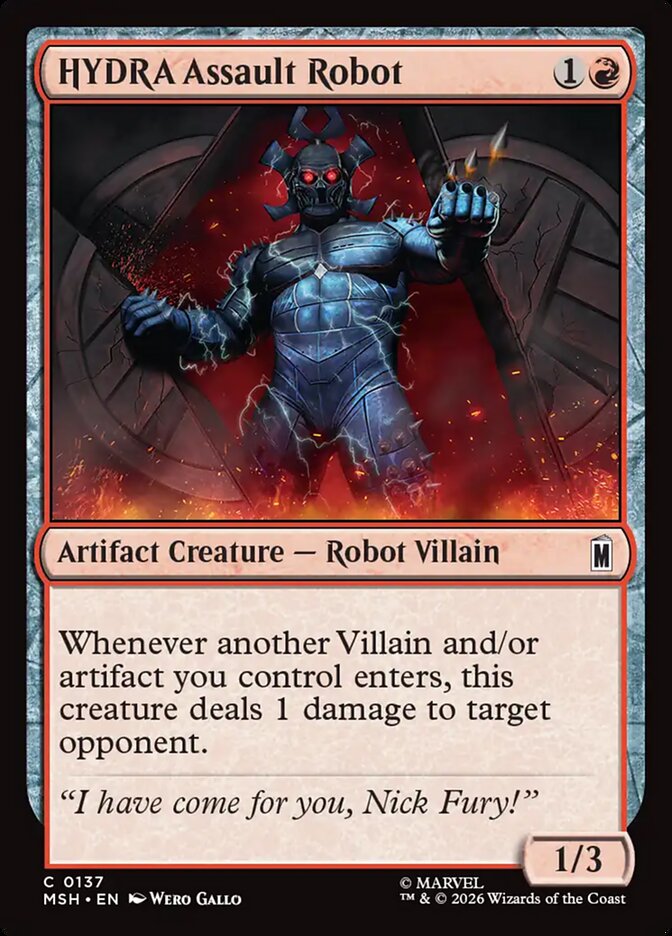 HYDRA Assault Robot Foil