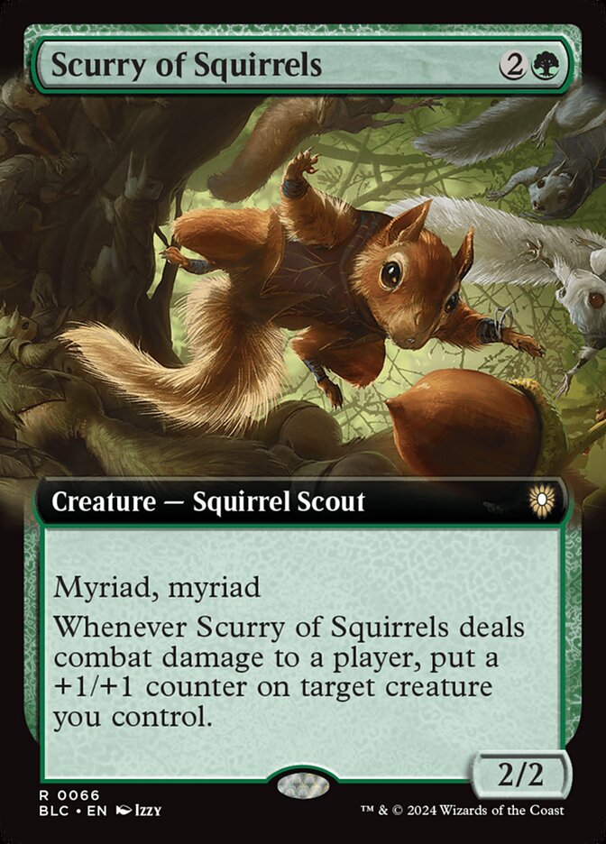 Scurry of Squirrels Extended Art