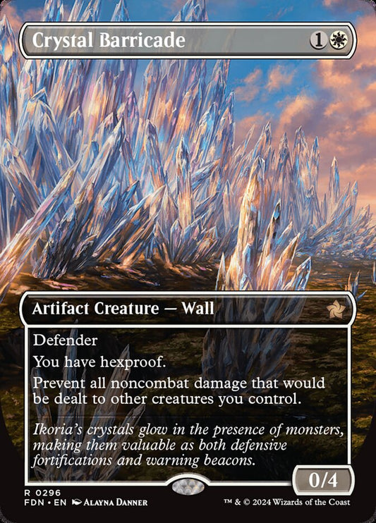 Crystal Barricade Borderless Foil
