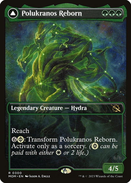 Polukranos Reborn // Polukranos, Engine of Ruin Showcase Foil