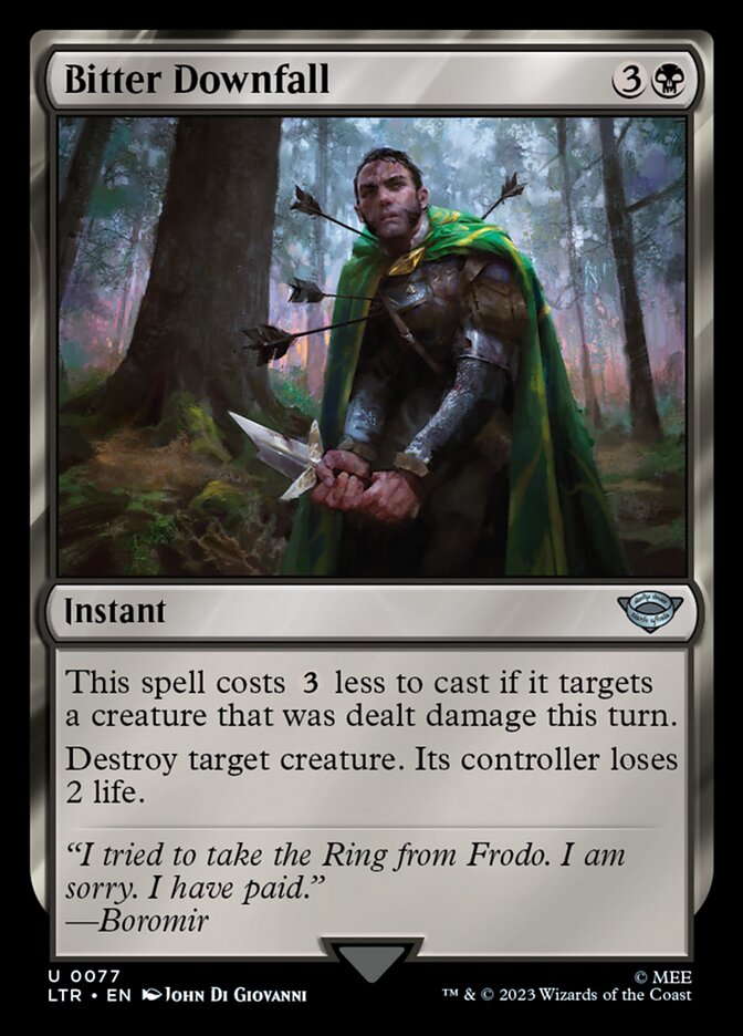 Bitter Downfall Foil