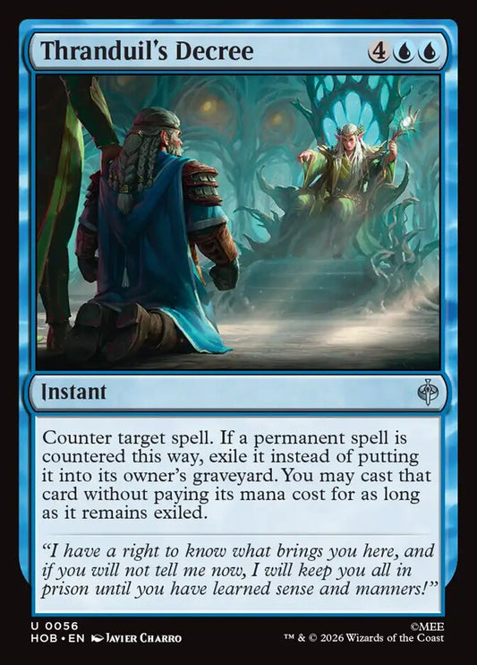 Thranduil's Decree Foil
