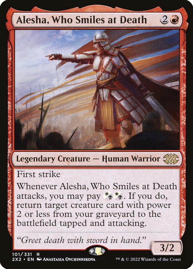 Alesha, Who Smiles at Death Foil