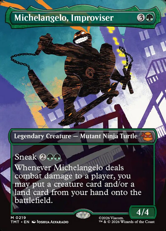 Michelangelo, Improviser Borderless Silhouette Foil