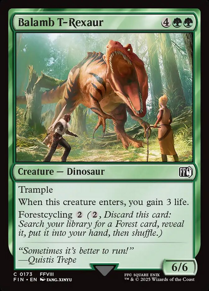 Balamb T-Rexaur Foil