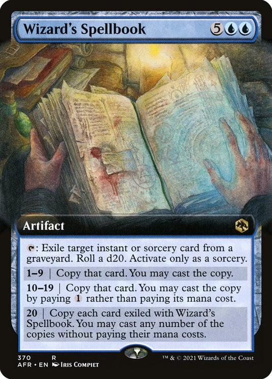 Wizard's Spellbook Extended Art