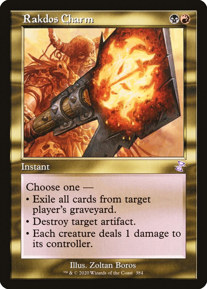Rakdos Charm Old Frame