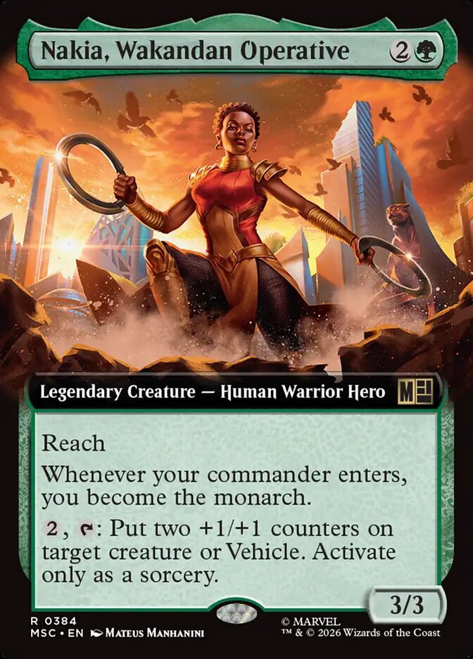 Nakia, Wakandan Operative Extended Art