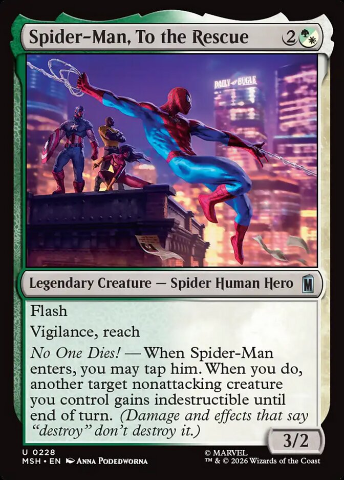 Spider-Man, To the Rescue Foil