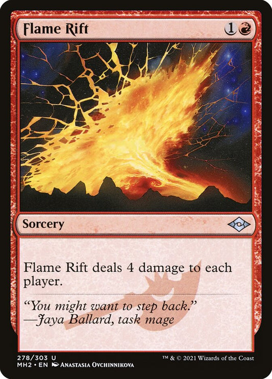 Flame Rift Etched Foil