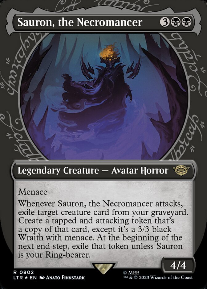 Sauron, the Necromancer Showcase Foil