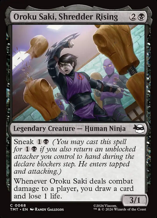 Oroku Saki, Shredder Rising Foil