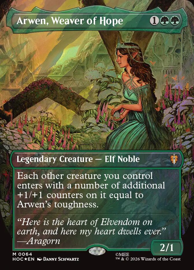 Arwen, Weaver of Hope Classic Artist Surge Foil
