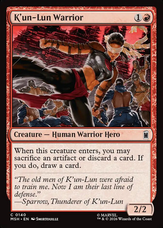 K'un-Lun Warrior Foil