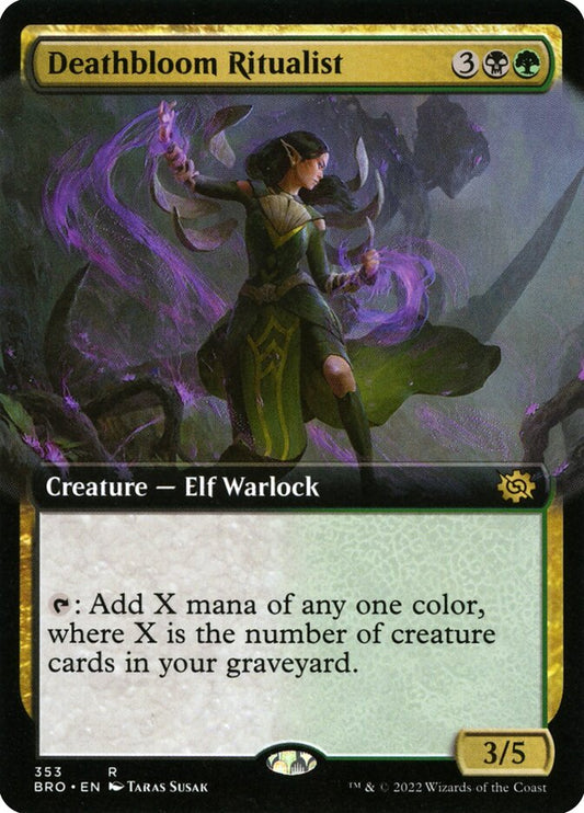 Deathbloom Ritualist Extended Art