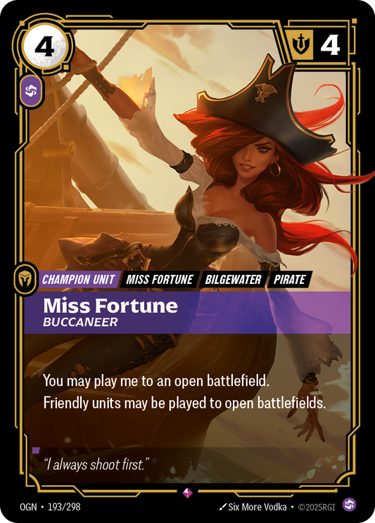 Miss Fortune, Buccaneer Foil