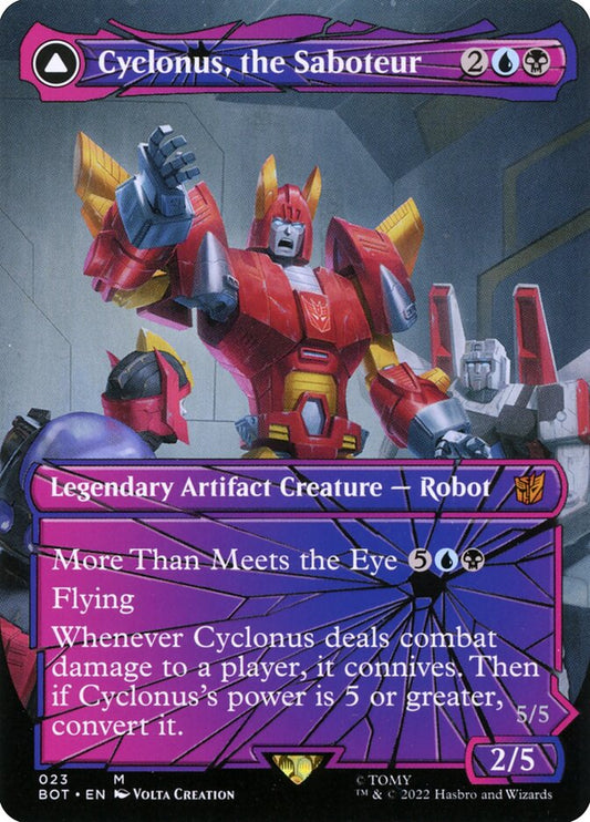 Cyclonus, the Saboteur // Cyclonus, Cybertronian Fighter Shattered Glass
