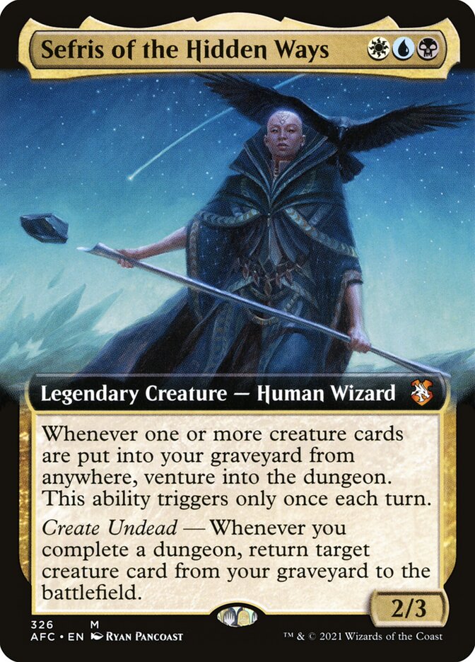 Sefris of the Hidden Ways Extended Art