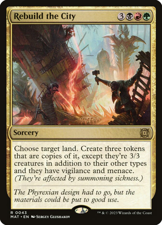 Rebuild the City Foil