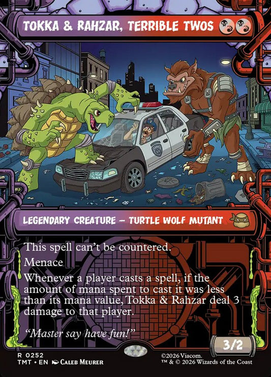 Tokka & Rahzar, Terrible Twos Sewer Frame Foil