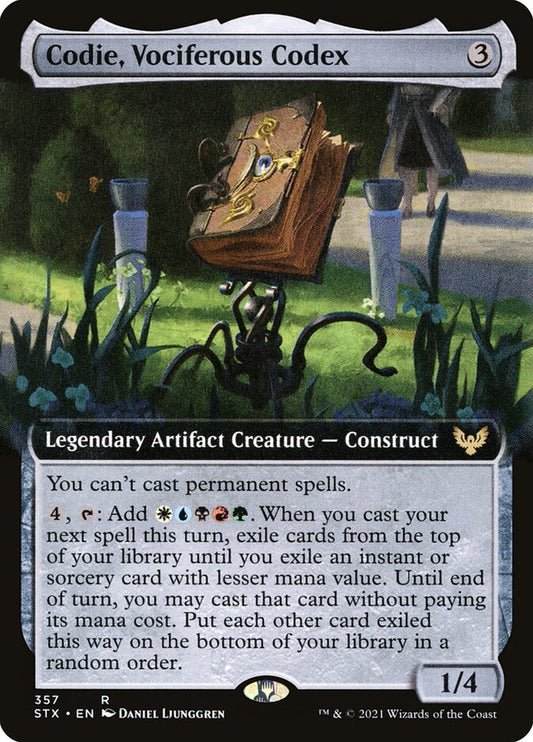 Codie, Vociferous Codex Extended Art Foil