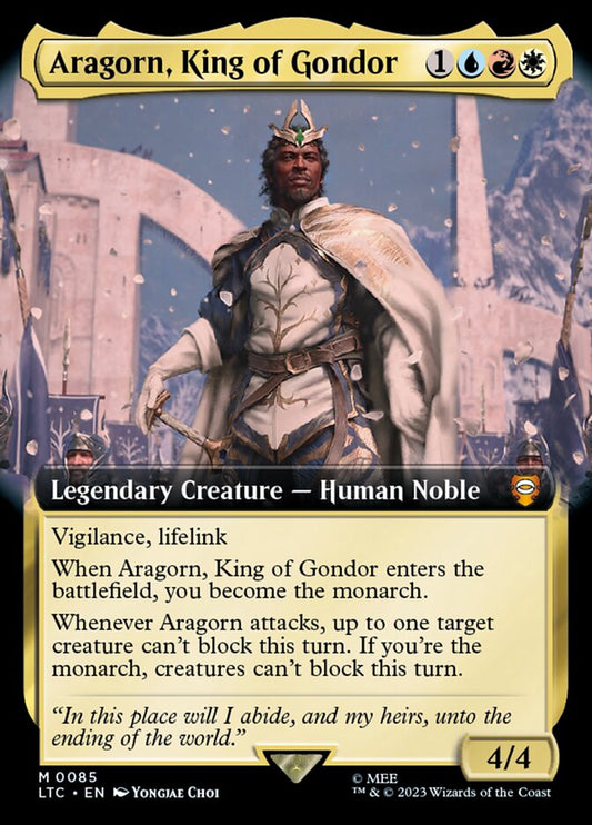 Aragorn, King of Gondor Extended Art