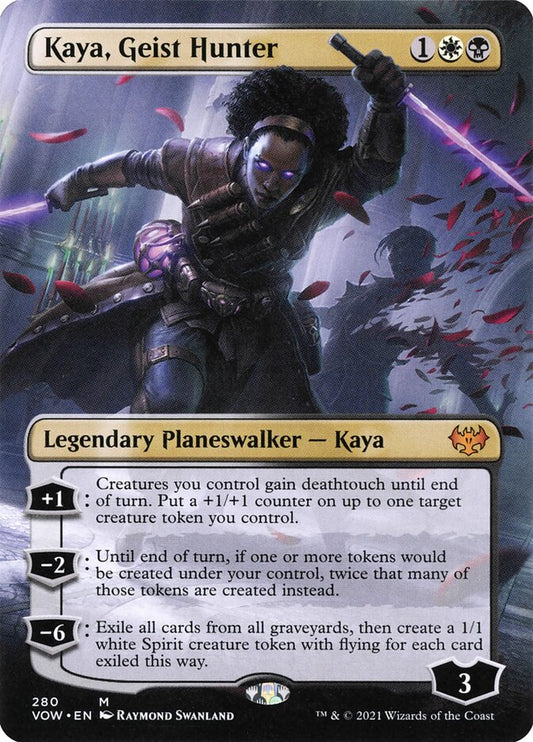 Kaya, Geist Hunter Borderless Foil