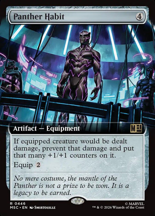 Panther Habit Extended Art