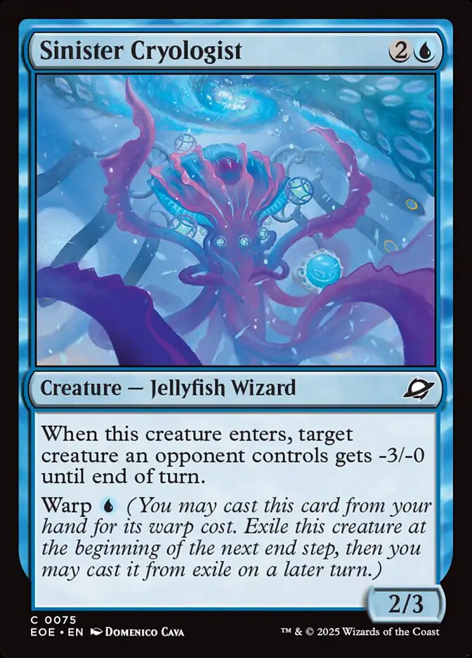 Sinister Cryologist Foil