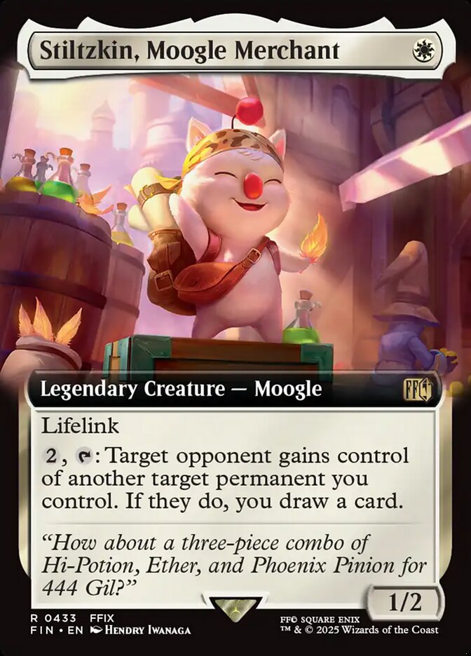 Stiltzkin, Moogle Merchant Extended Art