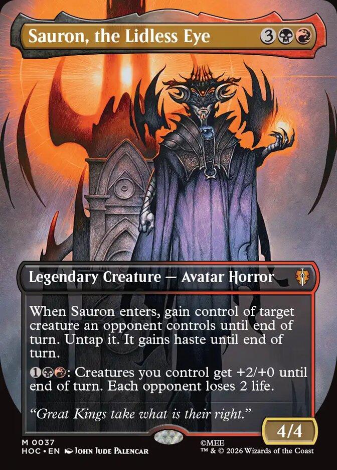 Sauron, the Lidless Eye Classic Artist