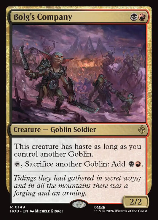 Bolg's Company Foil