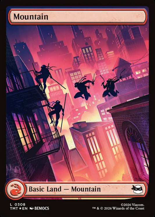 Mountain Full Art Rooftop Surge Foil