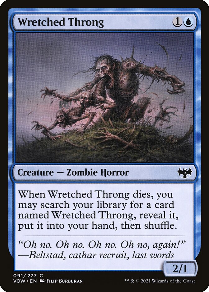 Wretched Throng Foil