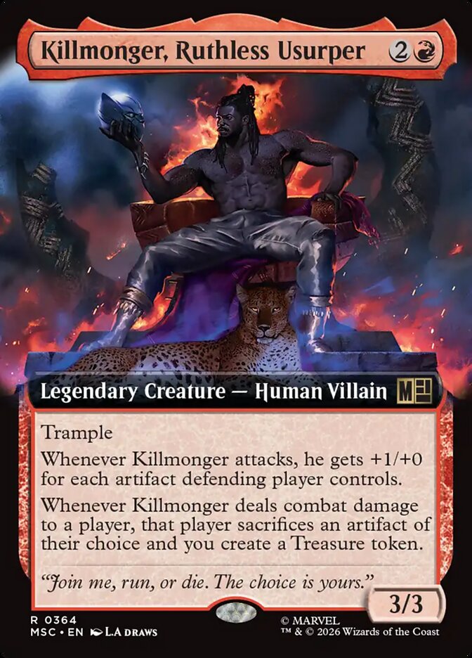Killmonger, Ruthless Usurper Extended Art